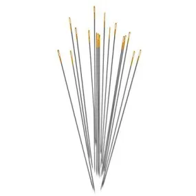 #10 Gold Eye Beading Needles - 7 Piece