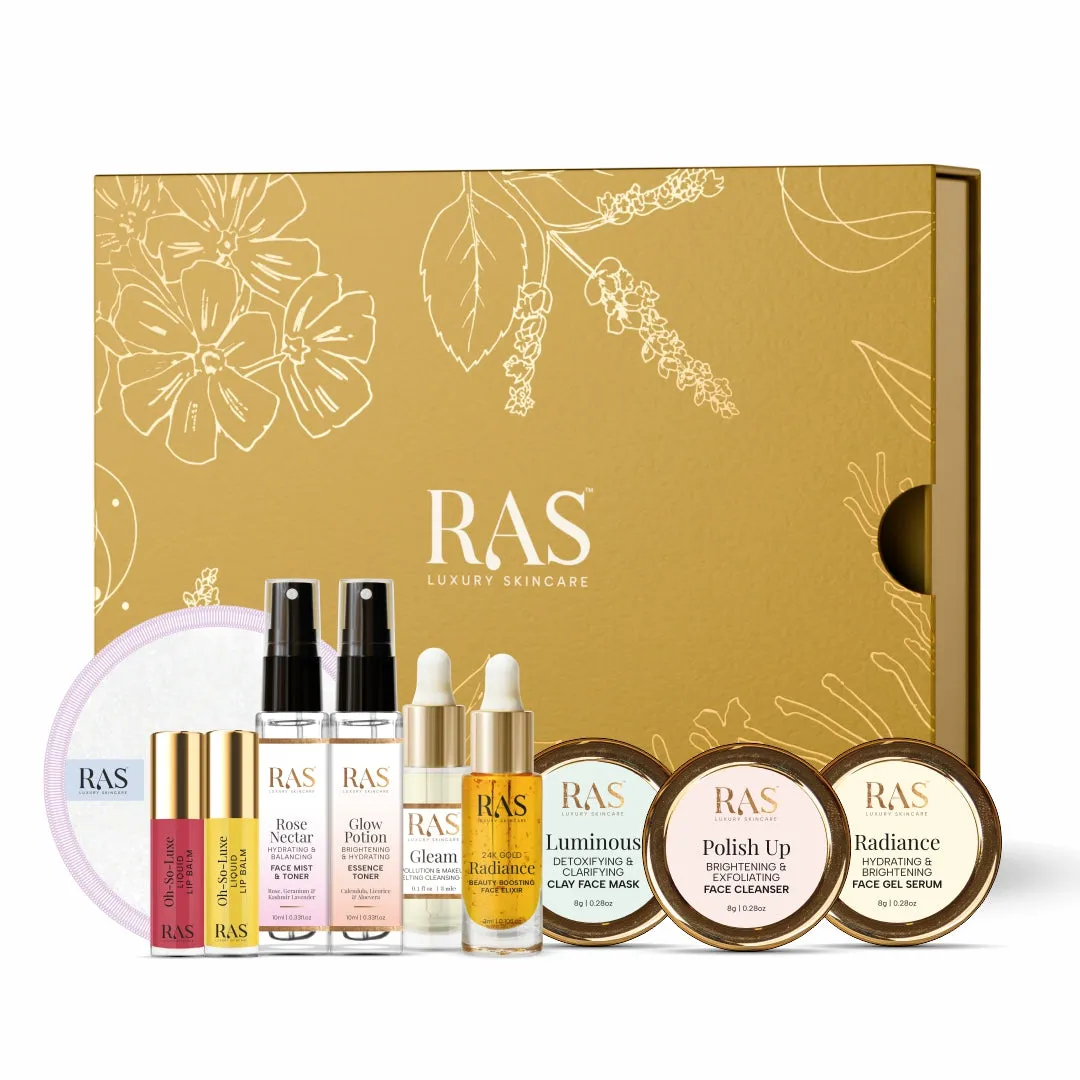 10-Piece Glow Essentials Miniature Gift Set