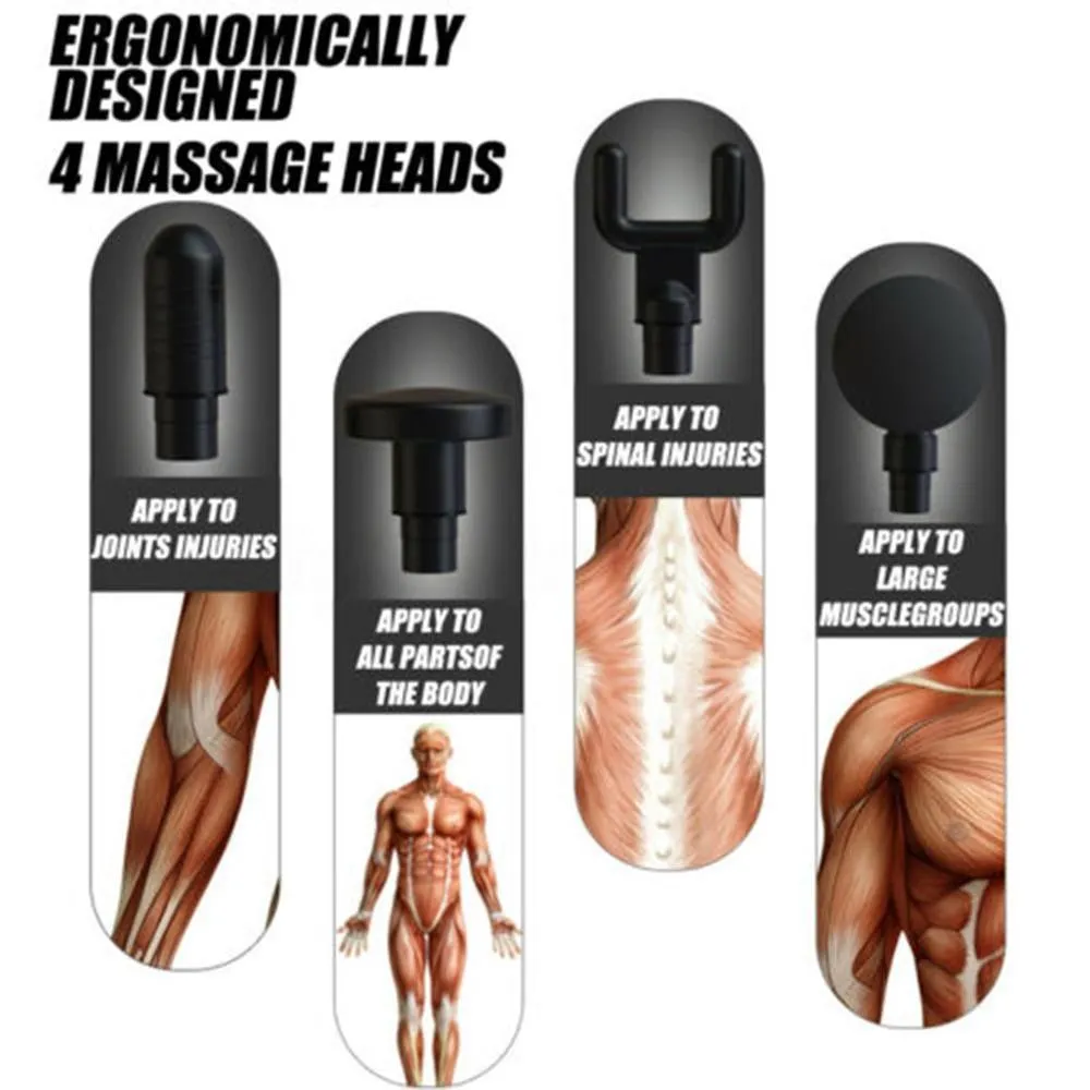 4 In One,Relieving Pain,3 Speed Setting Body Deep Muscle Massager