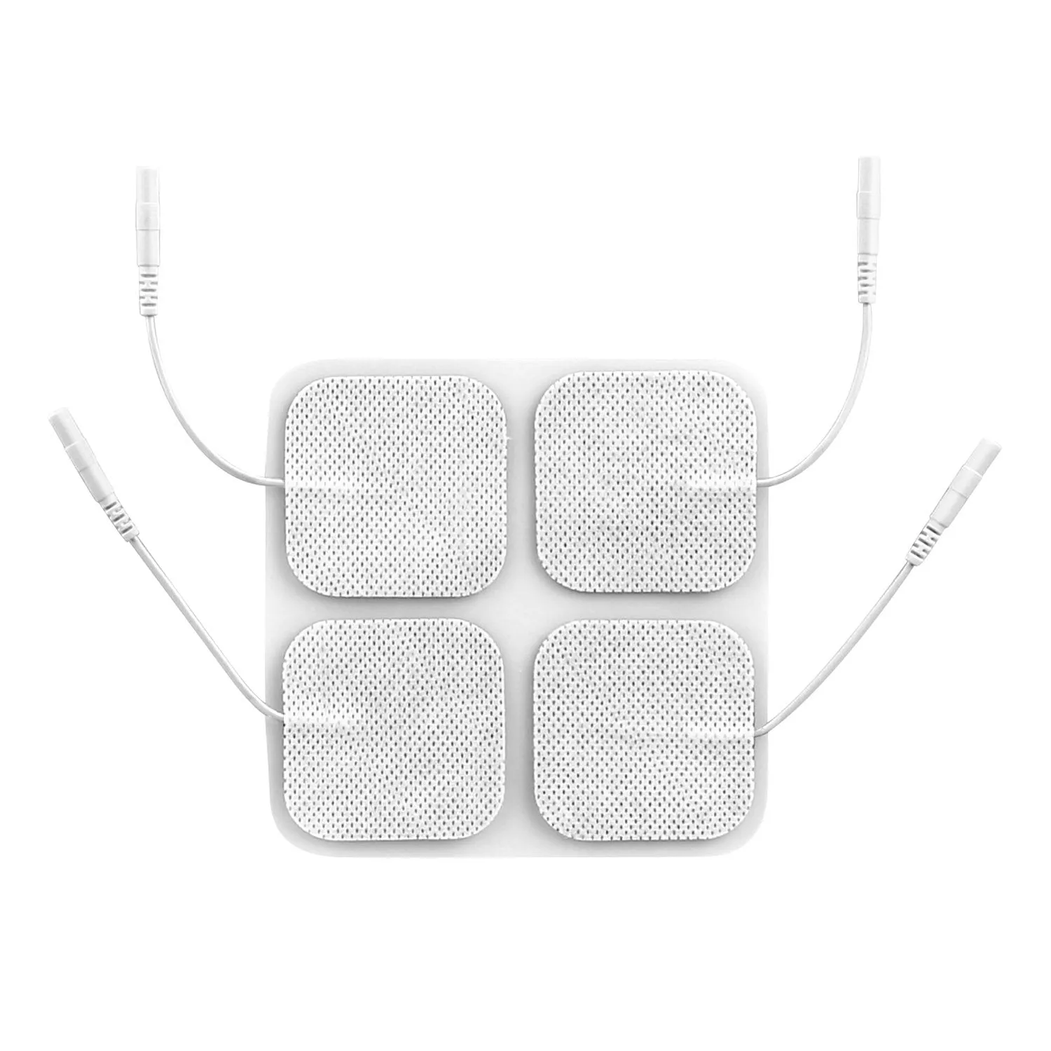4-Piece: Reusable Self-Adhesive Replacement Electrode Pads