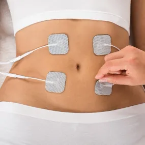 4-Piece: Reusable Self-Adhesive Replacement Electrode Pads