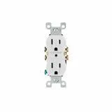 5320-WCP Leviton 15 Amp, 125 Volt, NEMA 5-15R, 2P, 3W - White