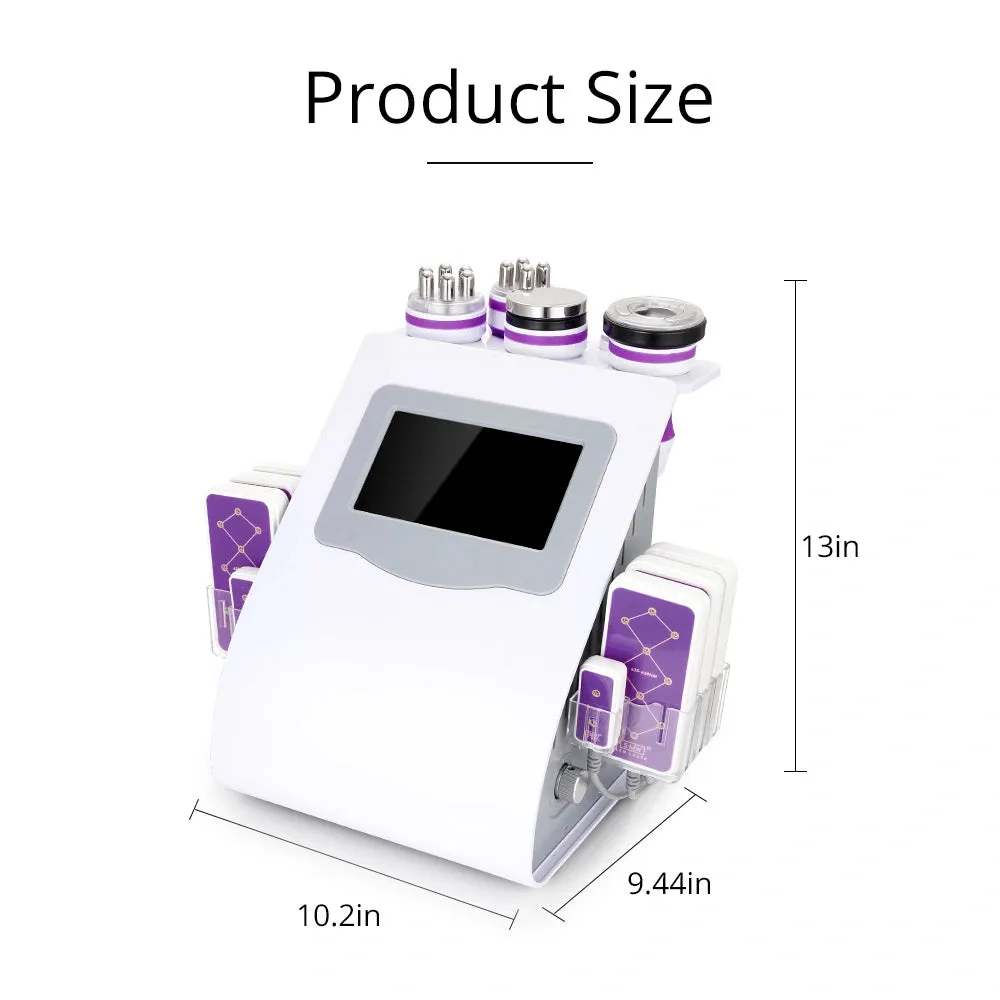 6 in 1 Ultrasonic Cavitation Machine for Body Sculpting