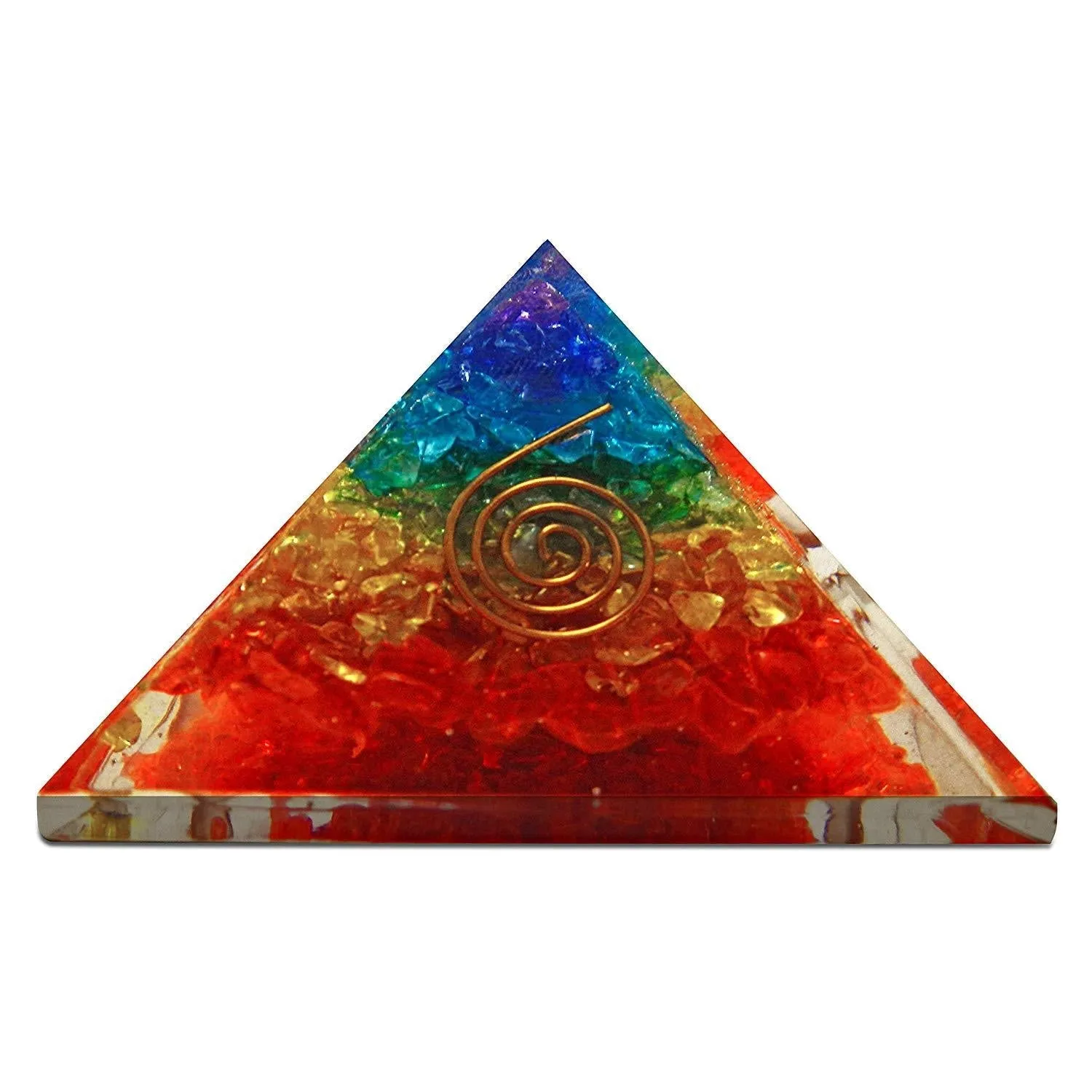 7 Seven Chakra Orgone Pyramid Reiki Healing Chakra Balancing Energy