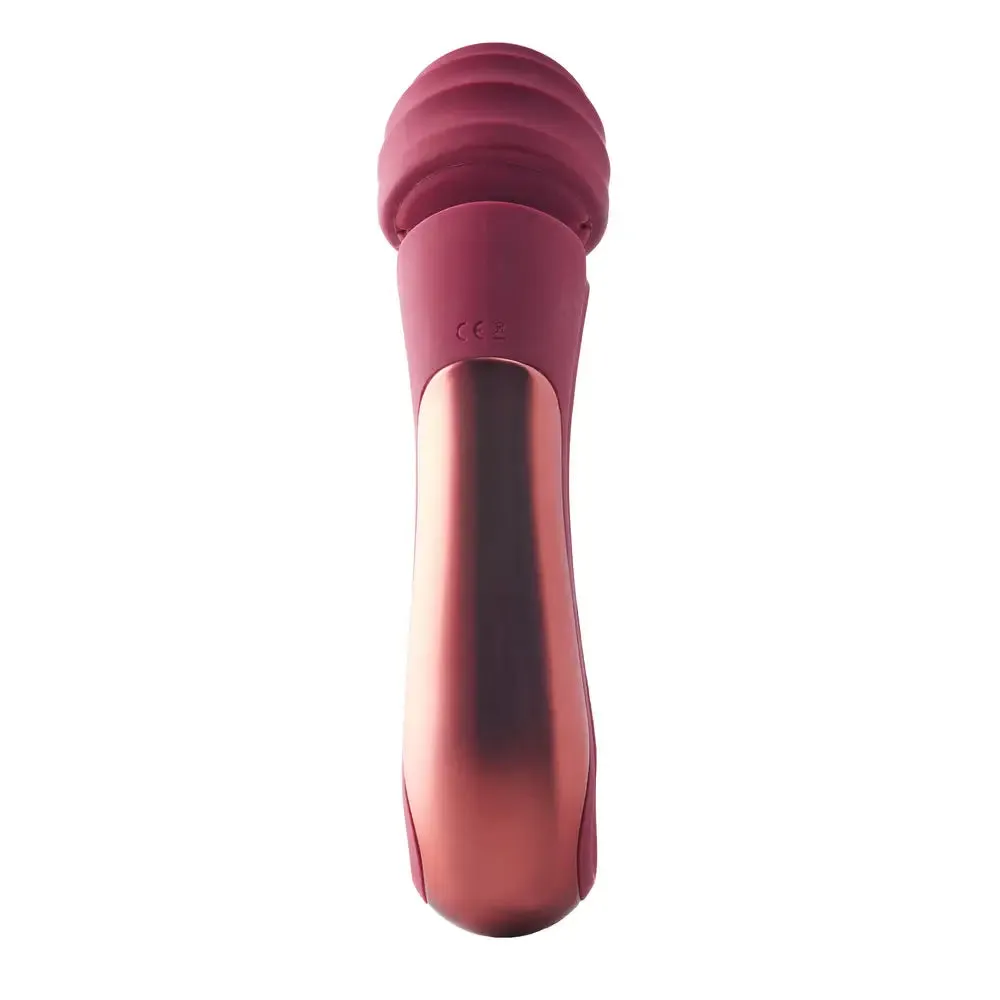 8.5-inch Dream Toys Silicone Red Extra Powerful Wand Vibrator
