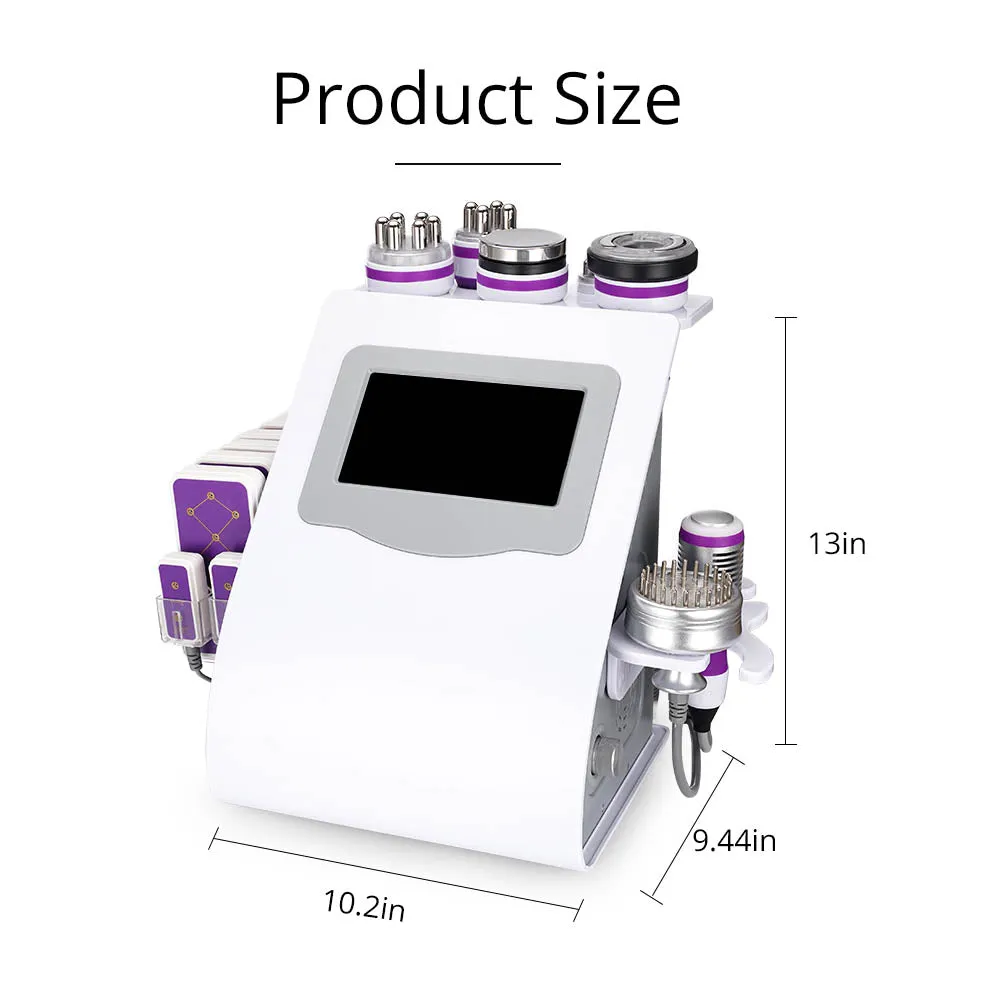 9 In 1 Ultrasonic Cavitation Body Sculpting Machine with Lipo laser