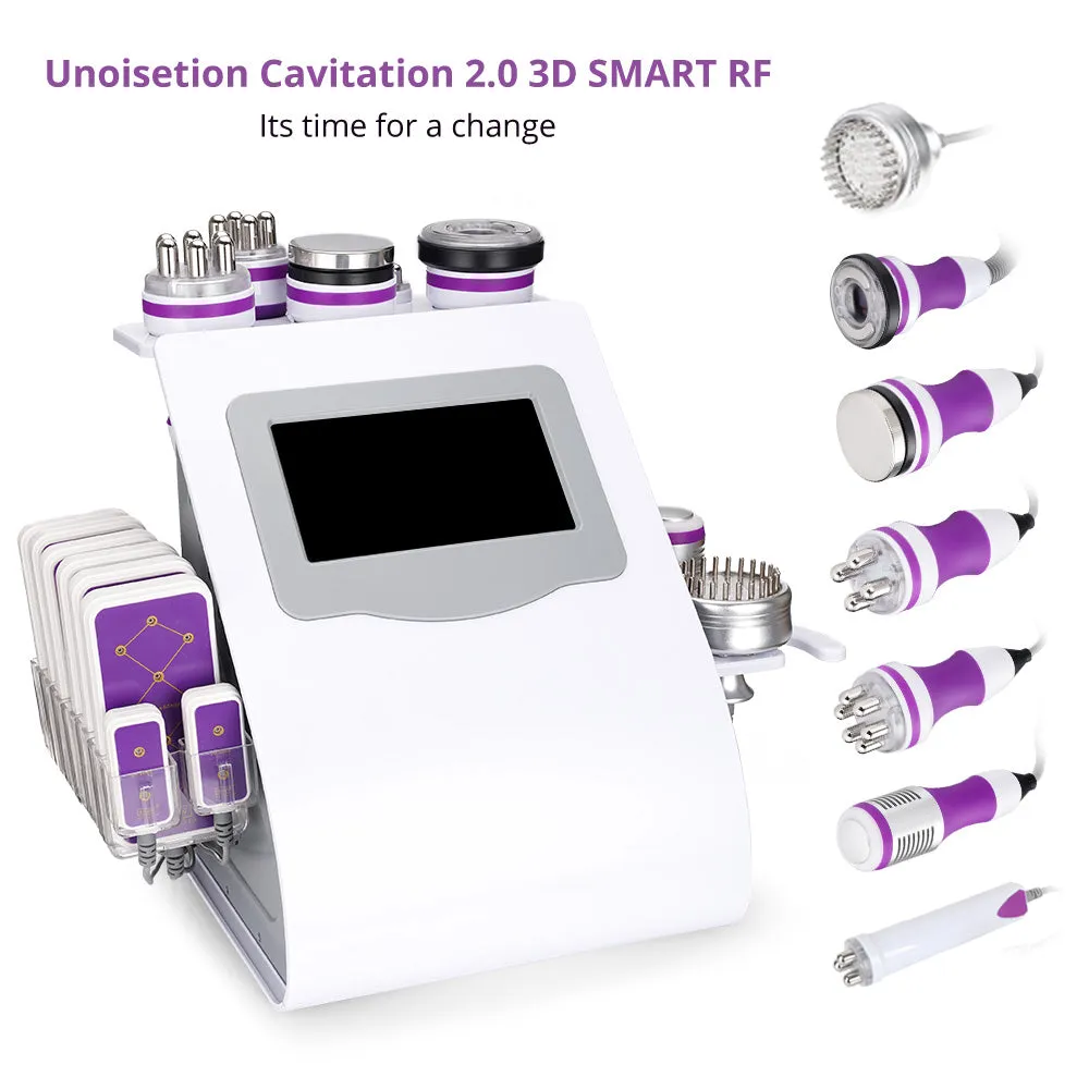 9 In 1 Ultrasonic Cavitation Body Sculpting Machine with Lipo laser