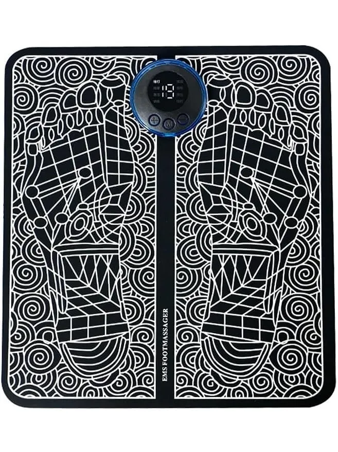 Abhijeet enterprise Rechargeable EMS Foot Massager Mat, Muscle Stimulator, Simulated Massage for Feet, Hands, Arms, Shoulders, Arthritis Pain Relief, Varicose Veins Treatment