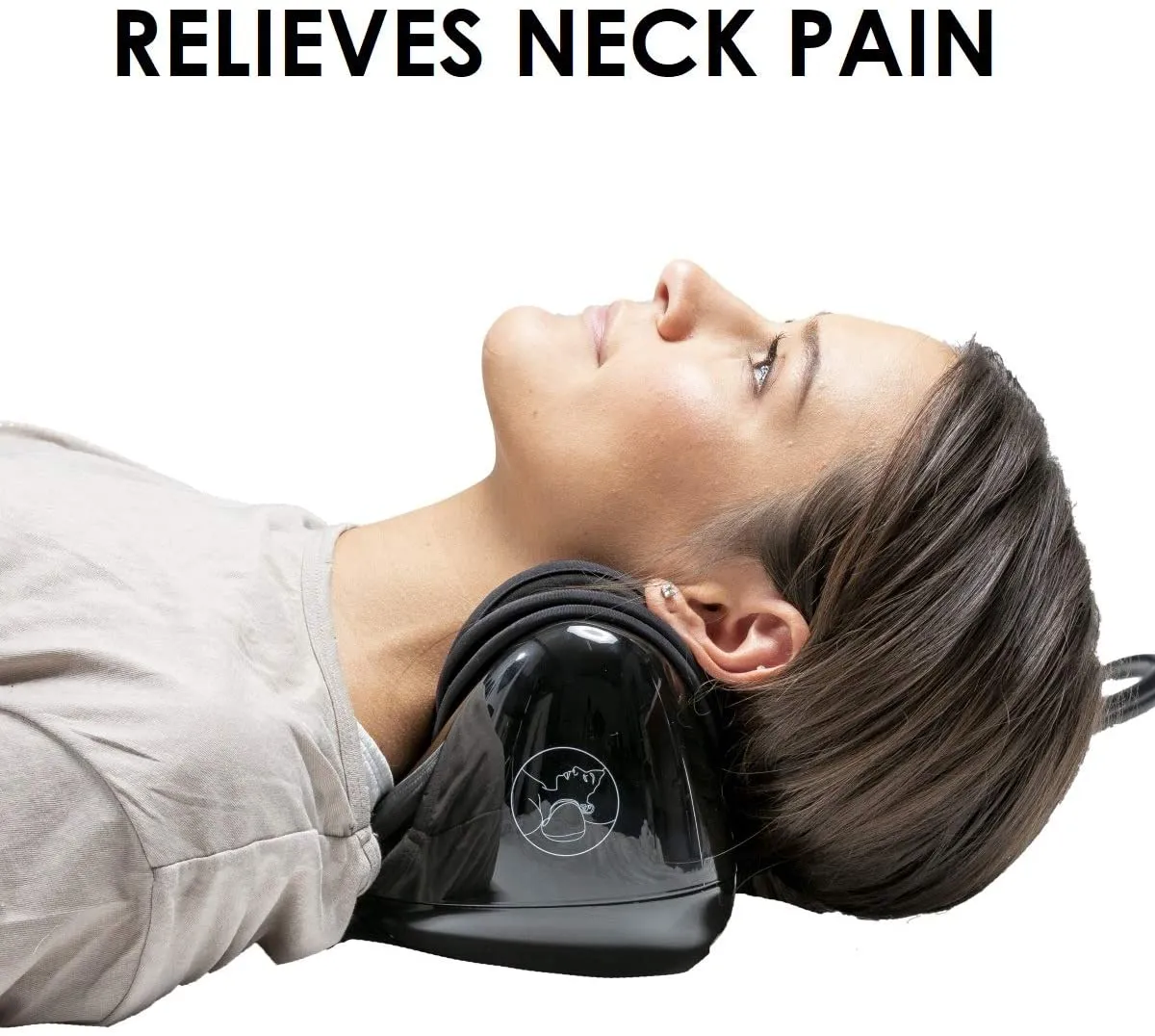 Air Compression Heated Neck Massager: Vibrating Warm Relief for Neck Pain