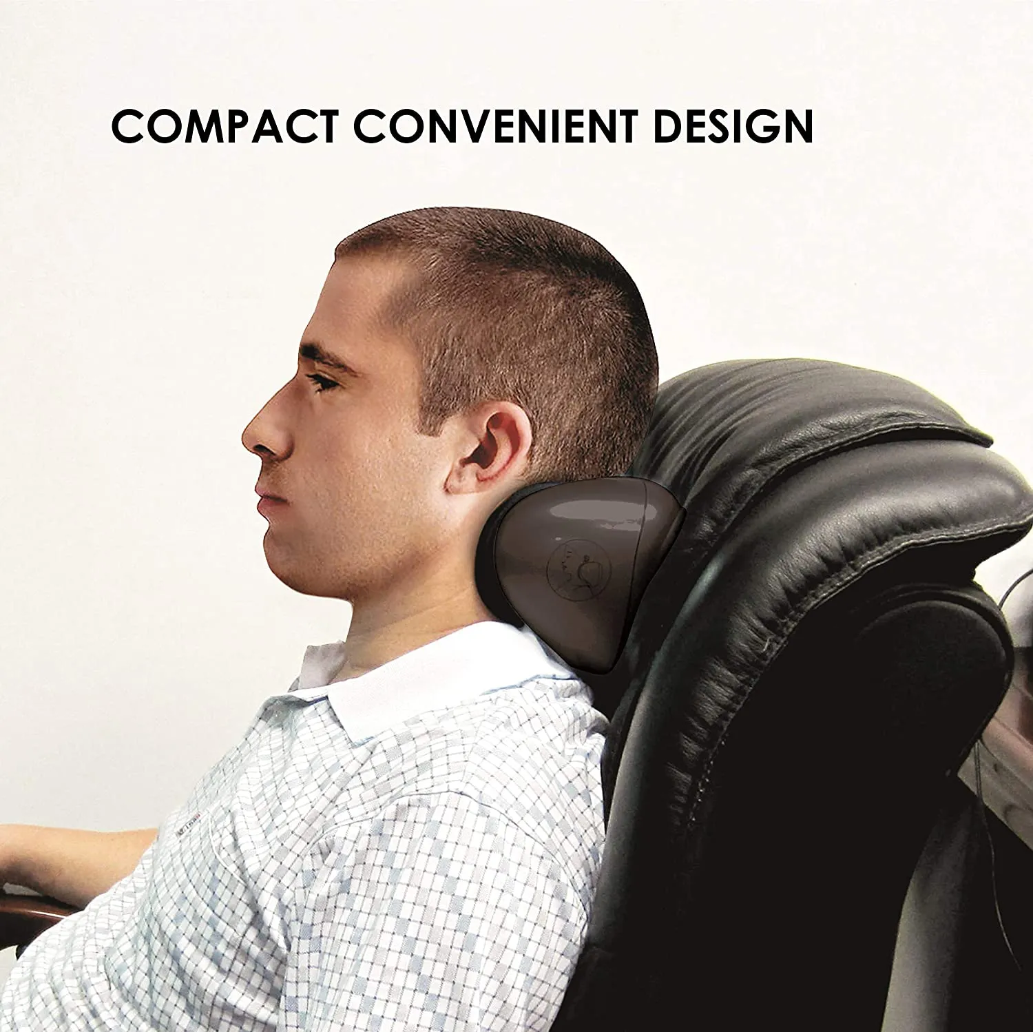 Air Compression Heated Neck Massager: Vibrating Warm Relief for Neck Pain