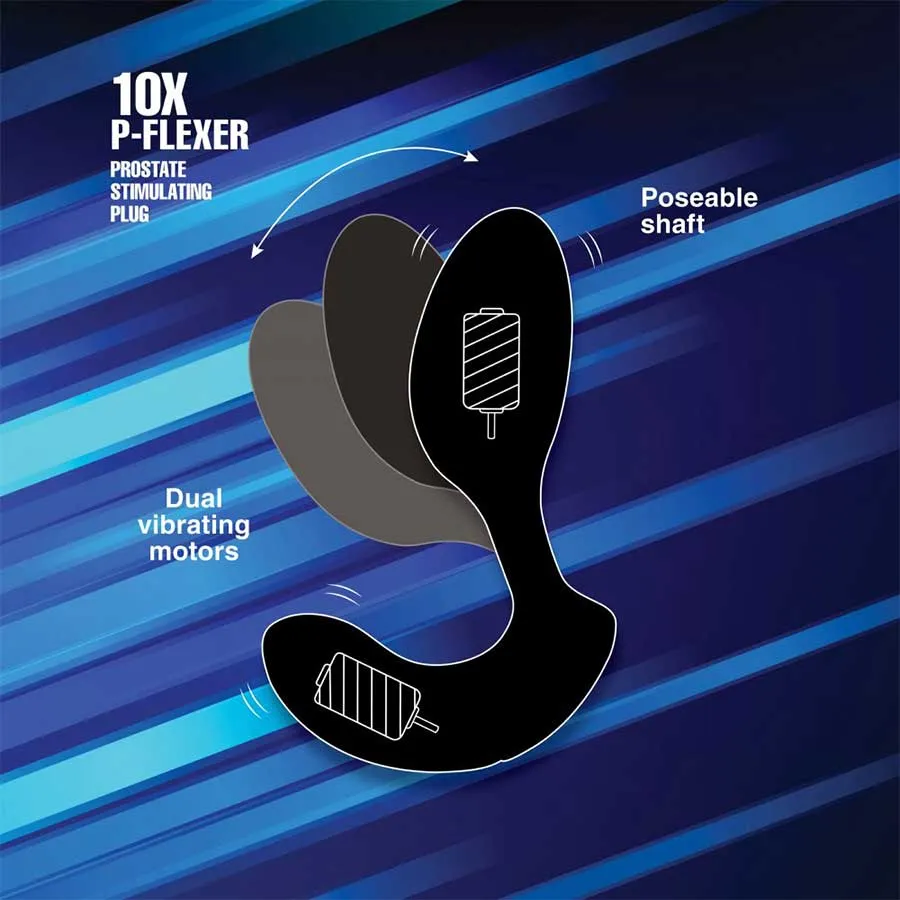 Alpha Pro 10X P-Flexer Silicone Prostate Stimulating Plug