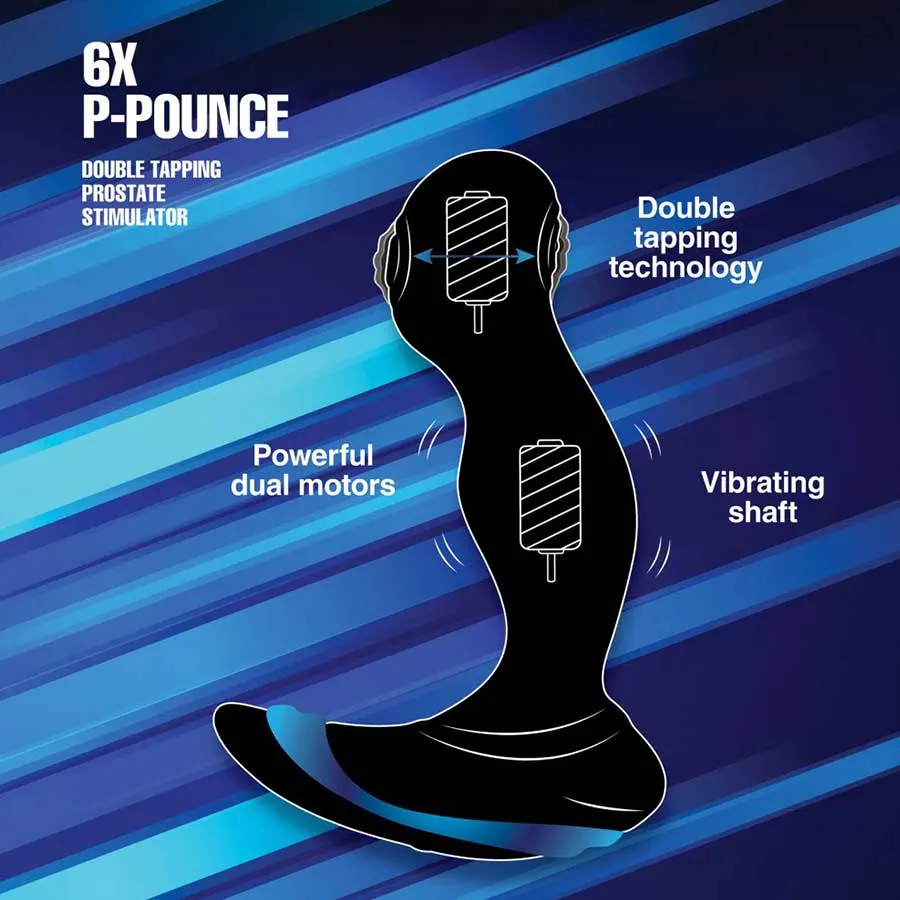 Alpha Pro 6X P-Pounce Double Tapping Prostate Stimulator