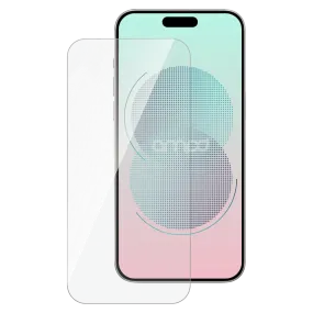 AMPD 0.33 Impact Flex Clear Tempered Glass Screen Protector for Apple iPhone 16 Plus / iPhone 15 Plus by AMPD