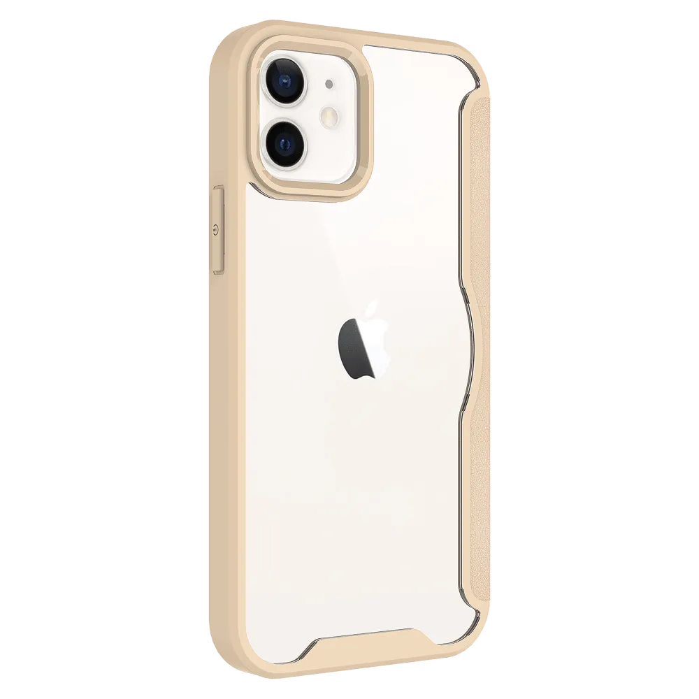 AMPD TPU / Acrylic Flip Wallet Case for Apple iPhone 12 by AMPD