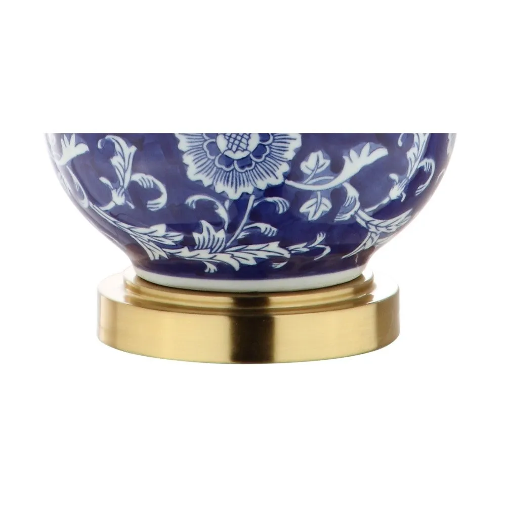 Angie 27" Ceramic Chinoiserie LED Table Lamp