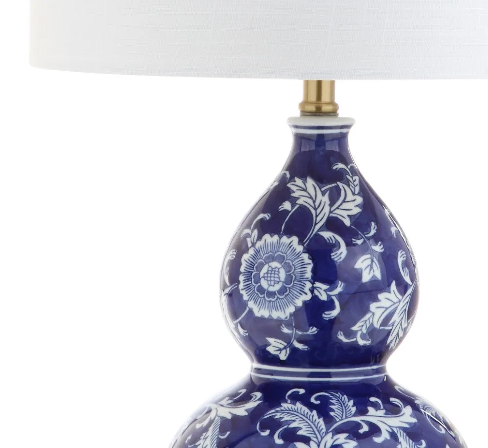 Angie 27" Ceramic Chinoiserie LED Table Lamp