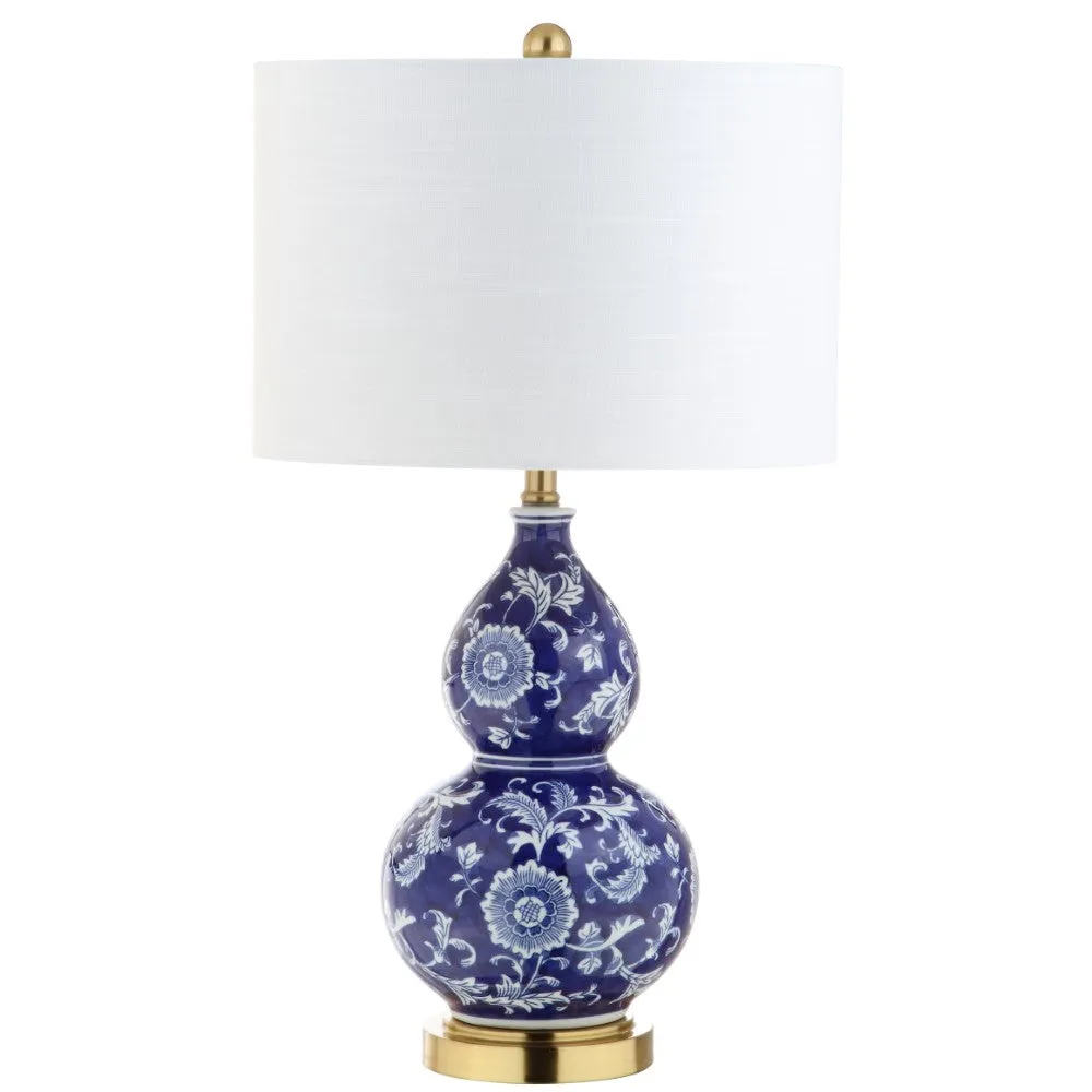 Angie 27" Ceramic Chinoiserie LED Table Lamp
