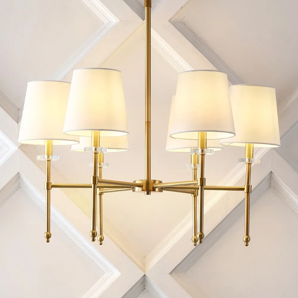 Ansley 38.5" Modern Midcentury Iron Linear LED Pendant