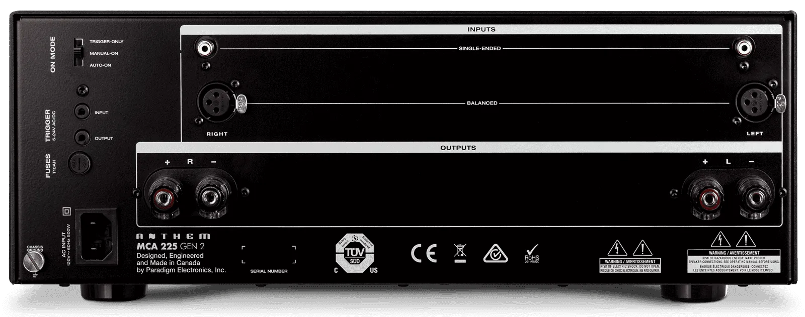 Anthem MCA 225 Gen 2 Power Amplifier