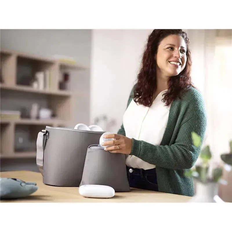 Avent - Electric Double Breast Pump, White with Travel Bag