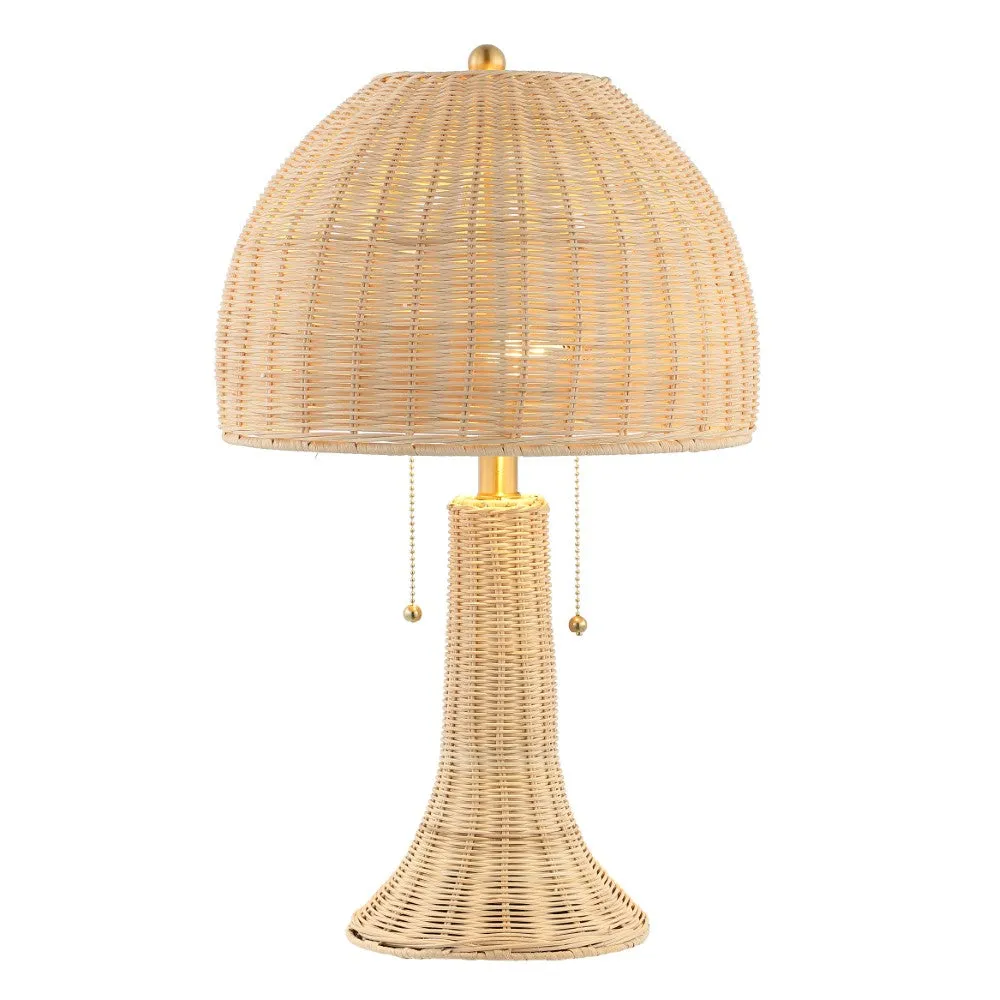 Benny 22"  Bohemian Rustic Iron LED Table Lamp