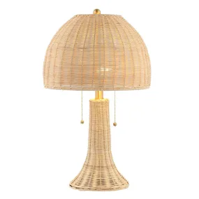 Benny 22"  Bohemian Rustic Iron LED Table Lamp