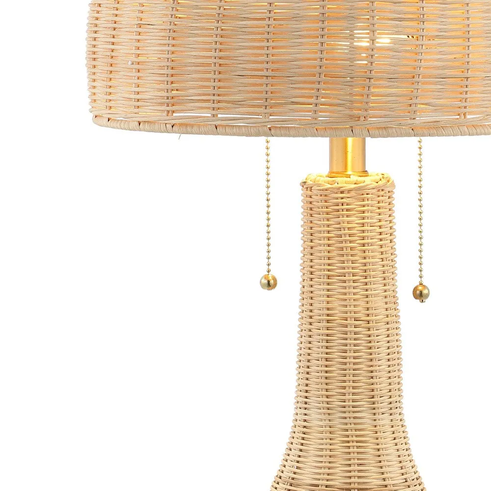 Benny 22"  Bohemian Rustic Iron LED Table Lamp