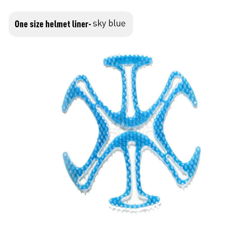 Bicycle Helmet Universal Silicone Elastic Massage Protective Pad Cycling Equipment Breathable Inner Pads for Children Adult