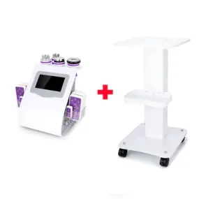 Black Friday 6 in 1 40K Ultrasonic Cavitation RF Machine With Rolling Trolley Cart