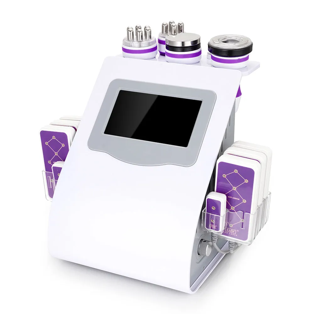 Black Friday 6 in 1 40K Ultrasonic Cavitation RF Machine With Rolling Trolley Cart