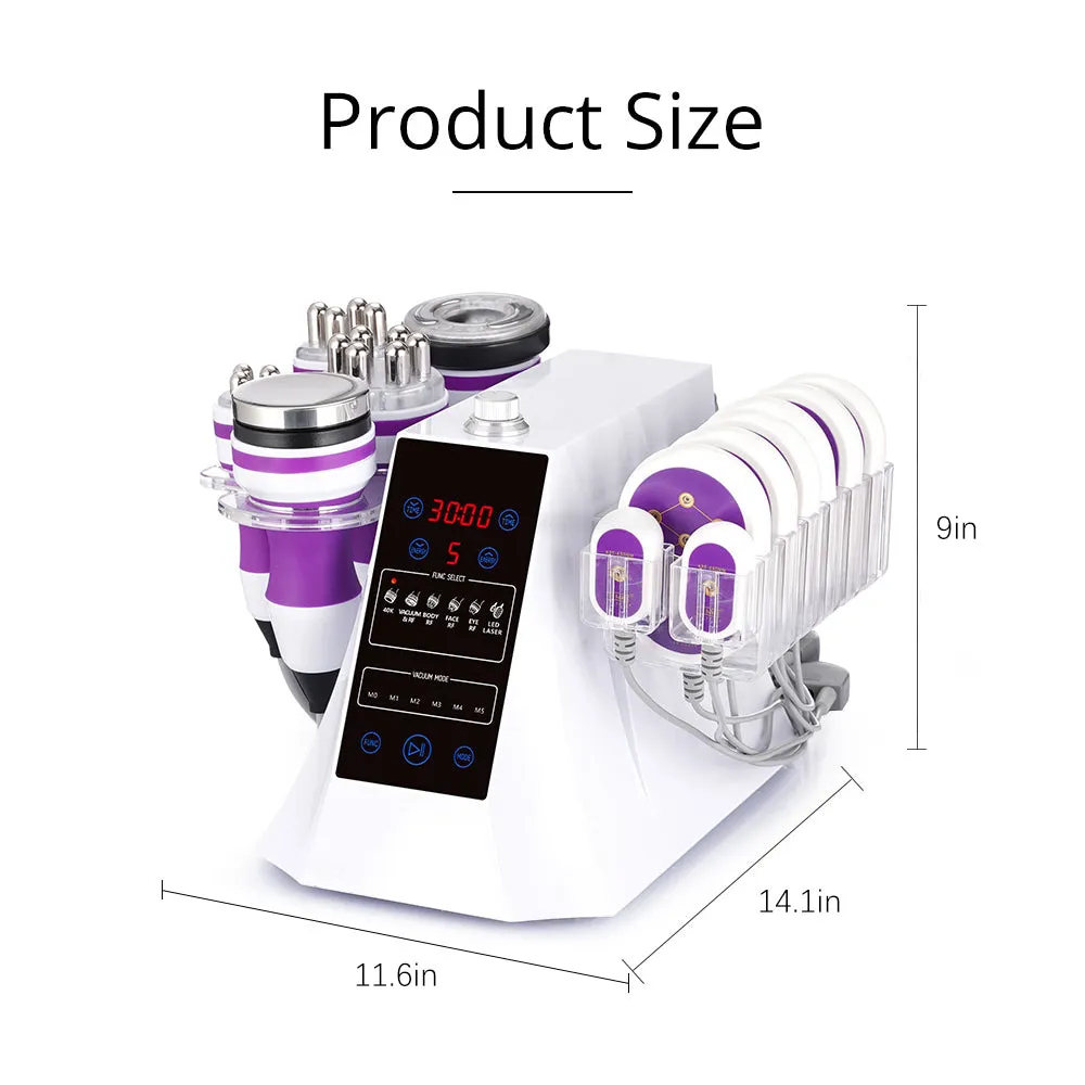 Black Friday 6 In 1 Cavitation 2.0 40K Machine With One Brazilian Body Cream