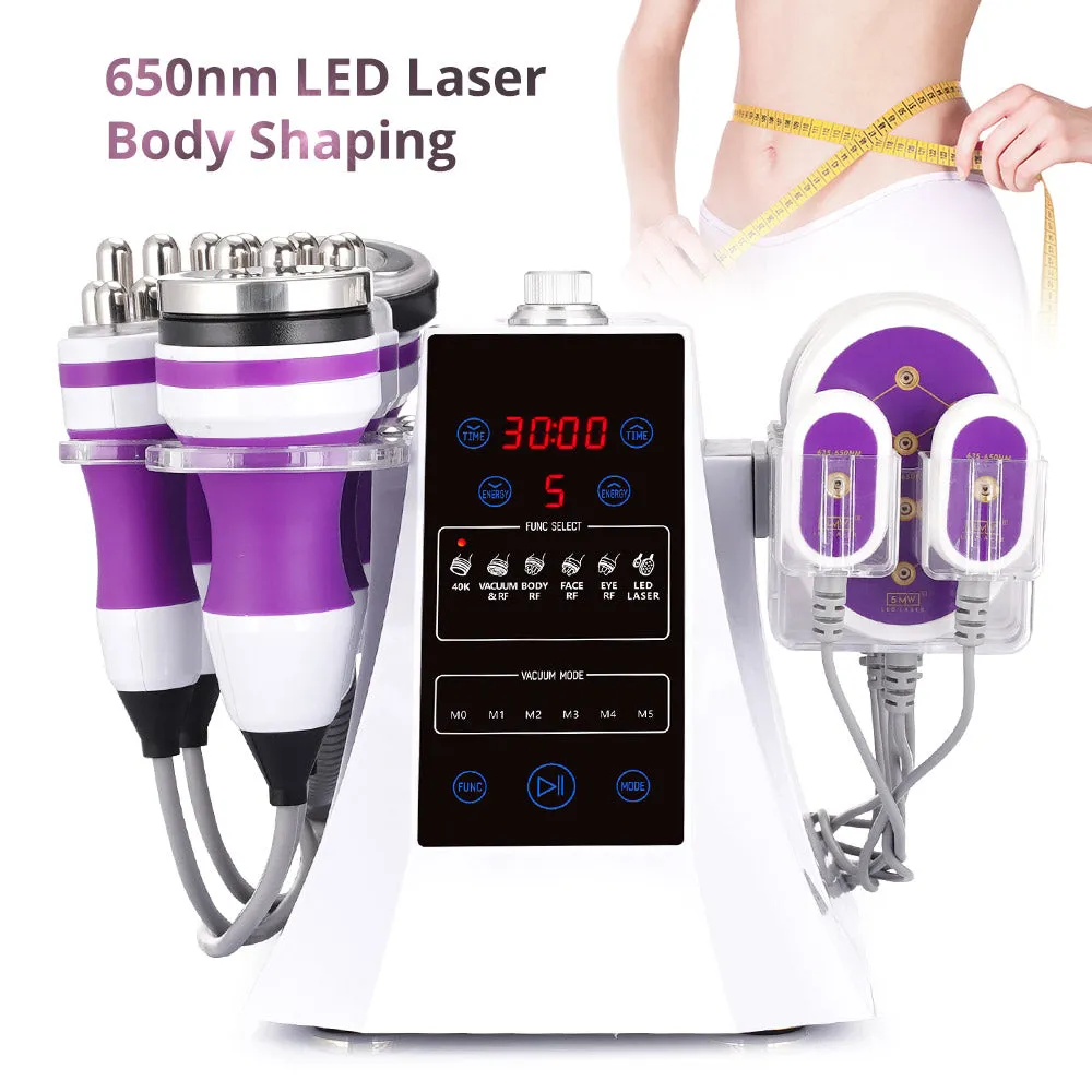 Black Friday 6 In 1 Cavitation 2.0 40K Machine With One Brazilian Body Cream