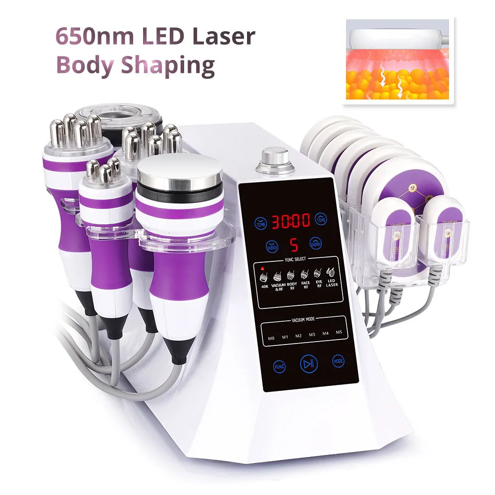 Black Friday 6 In 1 Cavitation 2.0 40K Machine With One Brazilian Body Cream