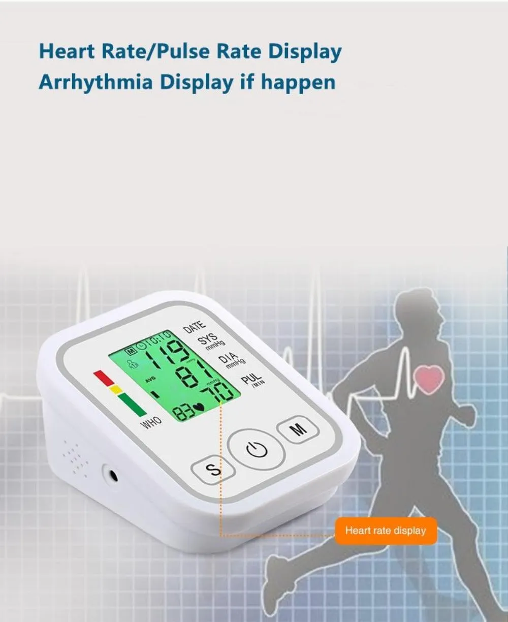 blood pressure heart rate measuring devices sphygmomanometer ✈️ free.shipping