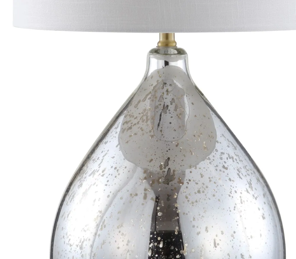 Bluebird 30.75" Glass/Metal LED Table Lamp