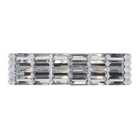 Boseophone Iron/Crystal Glam Modern LED Vanity Light