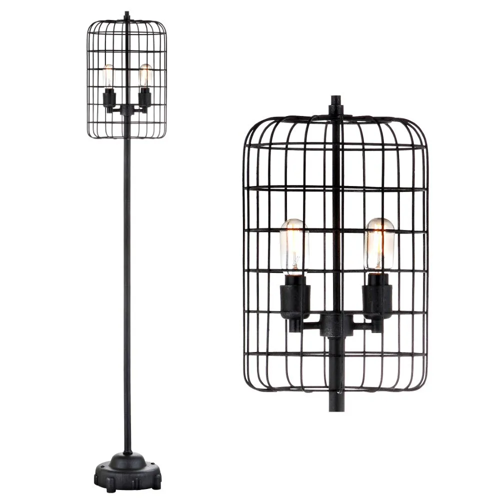 Braden 65" Industrial Metal Floor Lamp