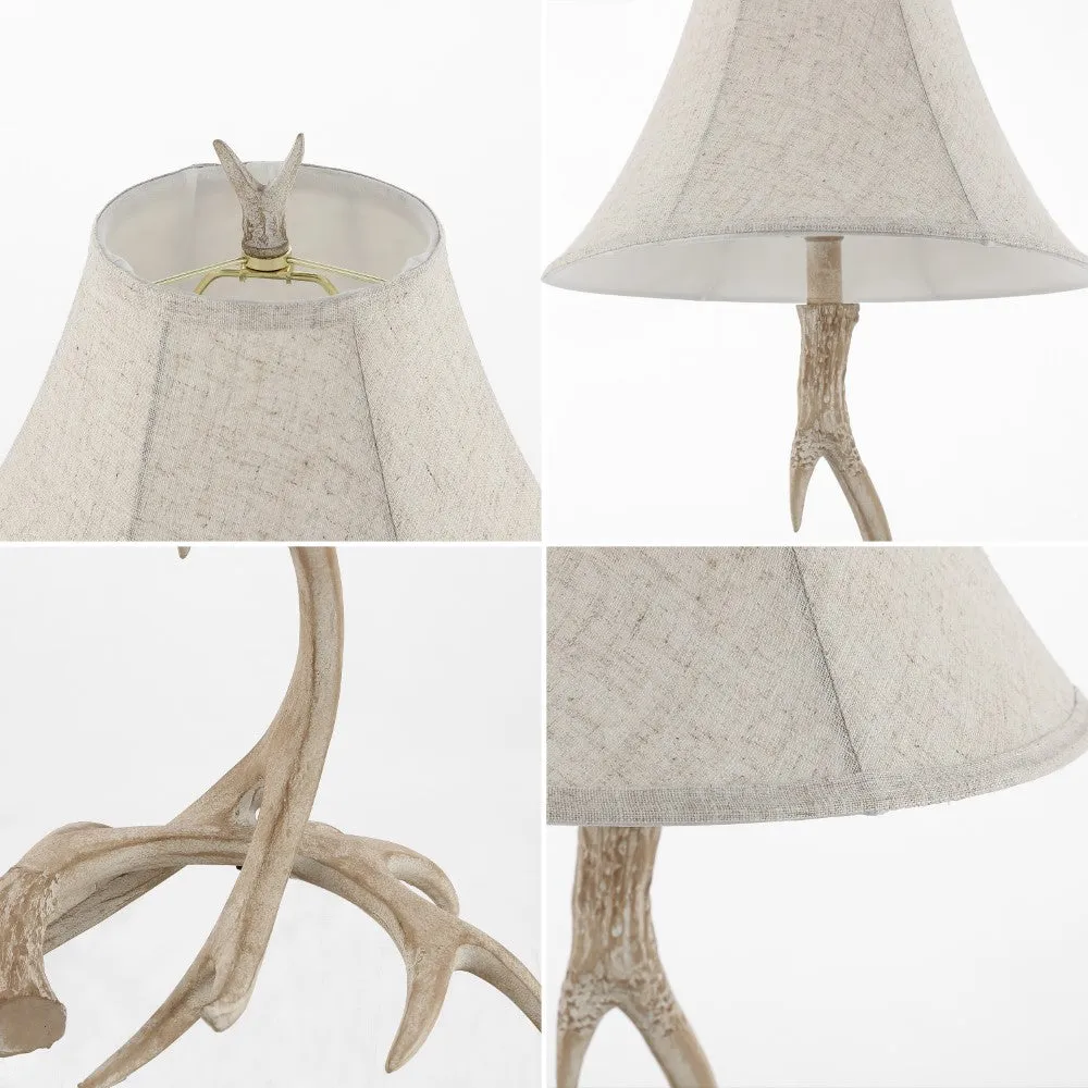 Brisbane 27.5" Rustic Resin LED Table Lamp