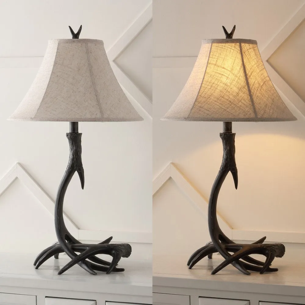 Brisbane 27.5" Rustic Resin LED Table Lamp