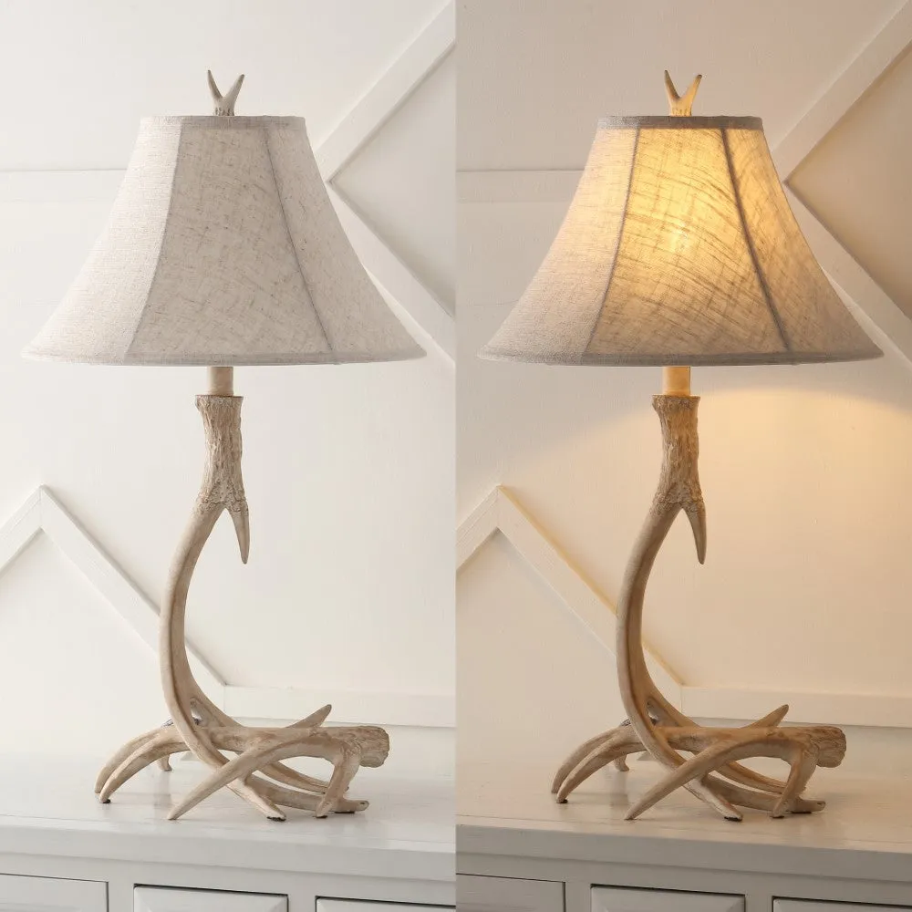 Brisbane 27.5" Rustic Resin LED Table Lamp