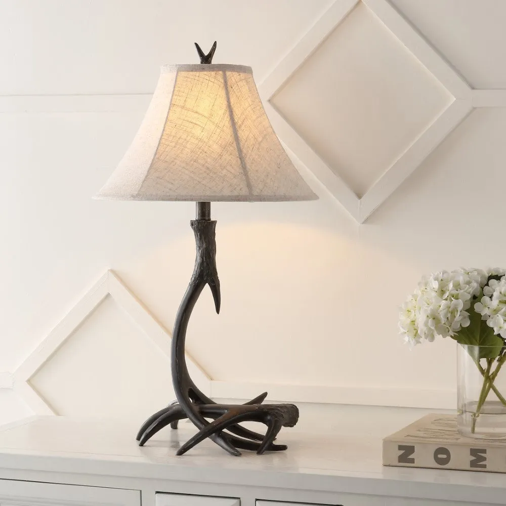Brisbane 27.5" Rustic Resin LED Table Lamp