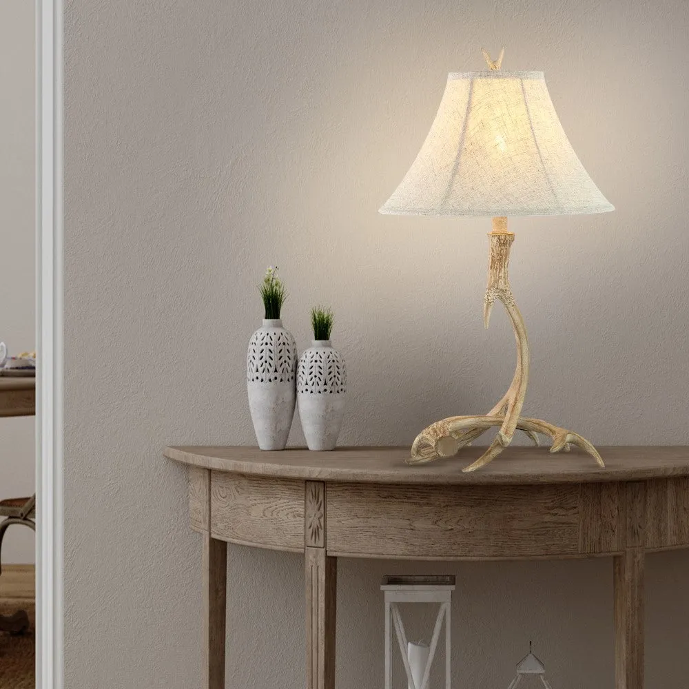 Brisbane 27.5" Rustic Resin LED Table Lamp