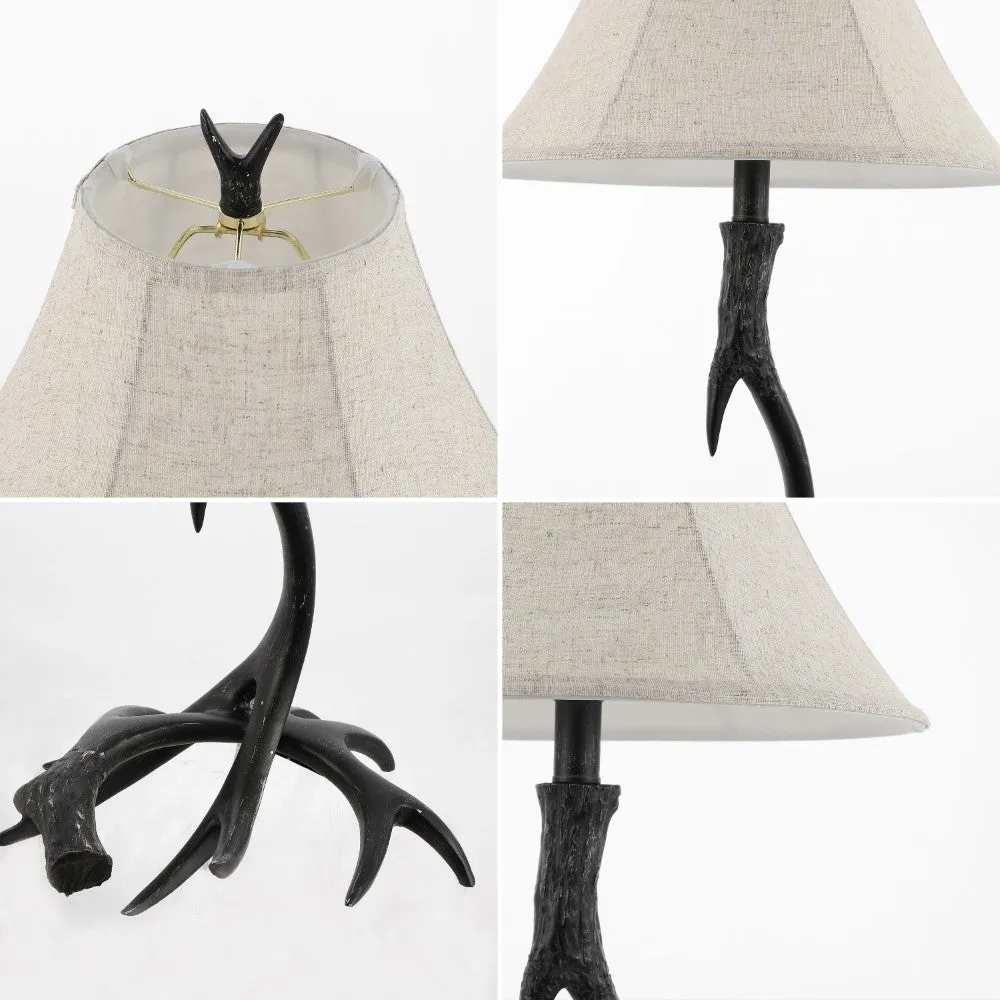 Brisbane 27.5" Rustic Resin LED Table Lamp