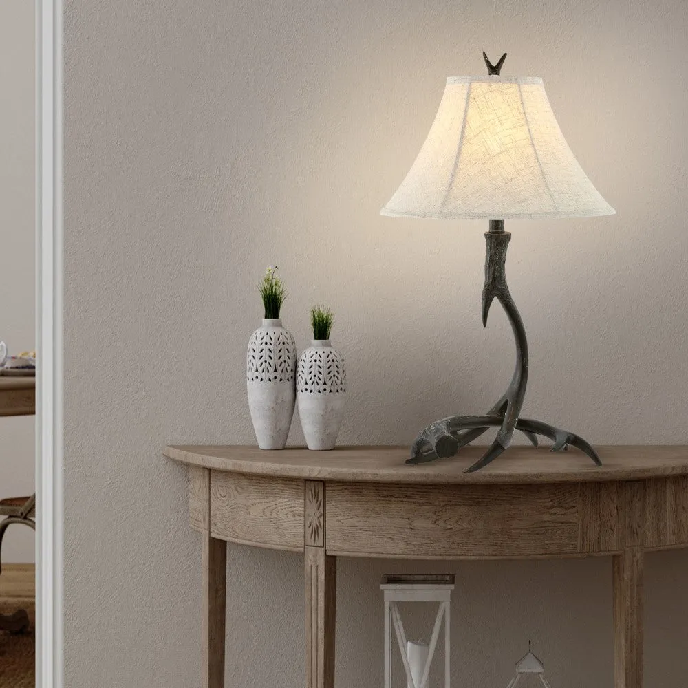 Brisbane 27.5" Rustic Resin LED Table Lamp