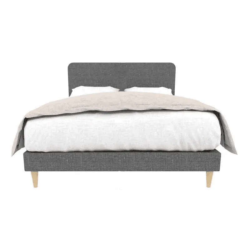Campo Bedframe (Water Repellent)   Somnuz™ Comforto Bamboo Fabric Latex Individual Pocketed Spring Mattress Package