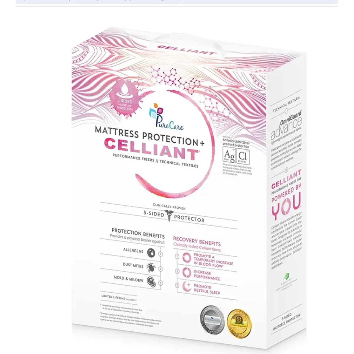 Celliant Mattress Protector by PureCare