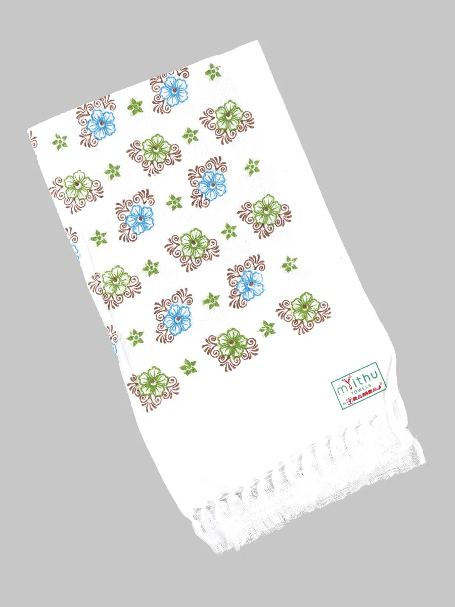 Cool Touch Napkin Print Cotton Towel (Pack of 6)