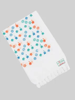 Cool Touch Napkin Print Cotton Towel (Pack of 6)