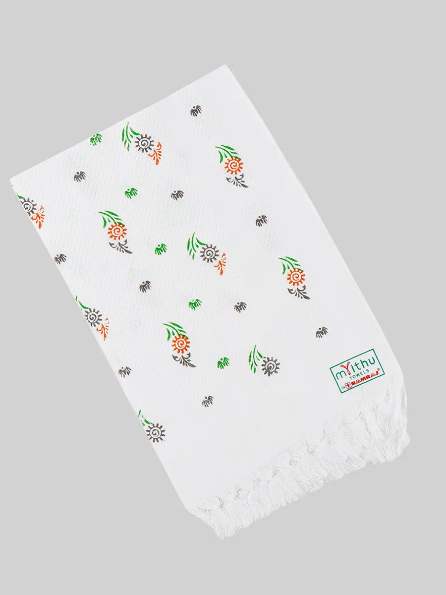 Cool Touch Napkin Print Cotton Towel (Pack of 6)