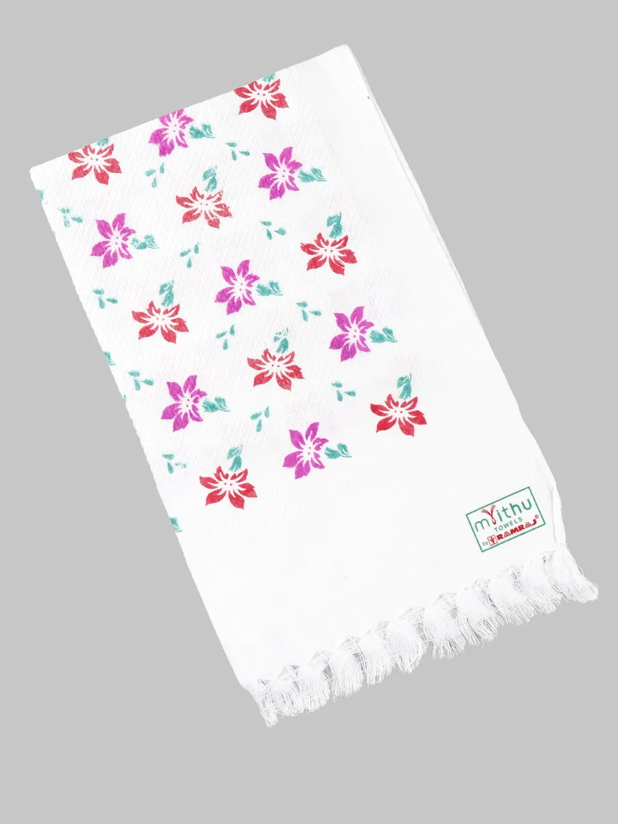 Cool Touch Napkin Print Cotton Towel (Pack of 6)